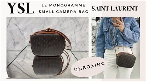 ysl monogramme cabas mini|Le Monogramme small camera bag in canvas and smooth leather .